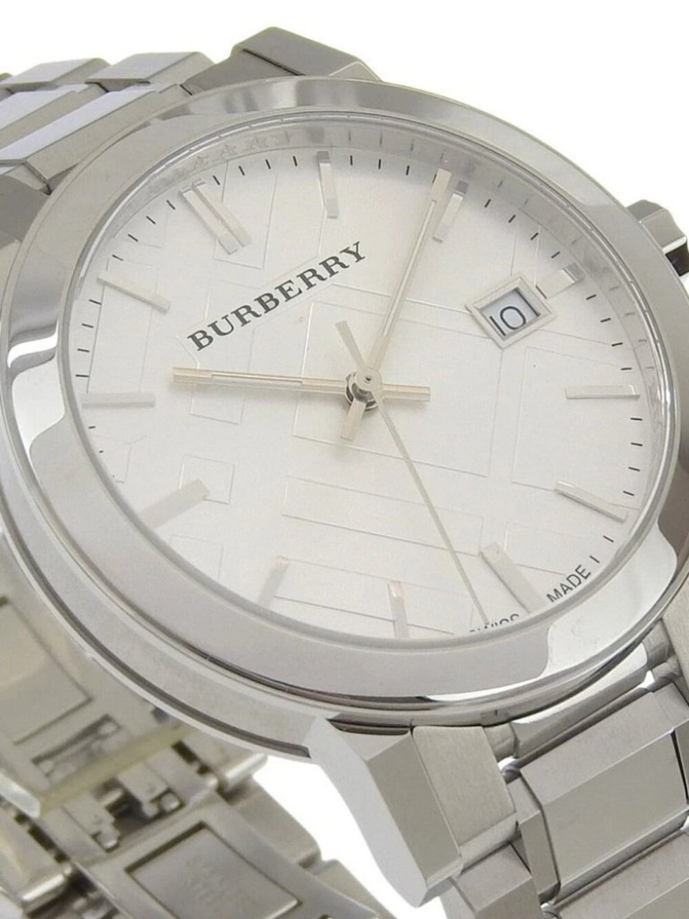 BURBERRY Watches BU9000 Silver SilverDial Stainless Steel Quartz Analog di... - Picture 2 of 13